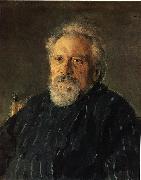 Valentin Serov Portrait of Nikolai Leskov oil painting artist